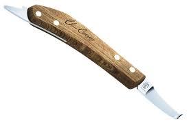 Chris Gregory Right Handed Long Hoof Knife w/ Rooster Tail