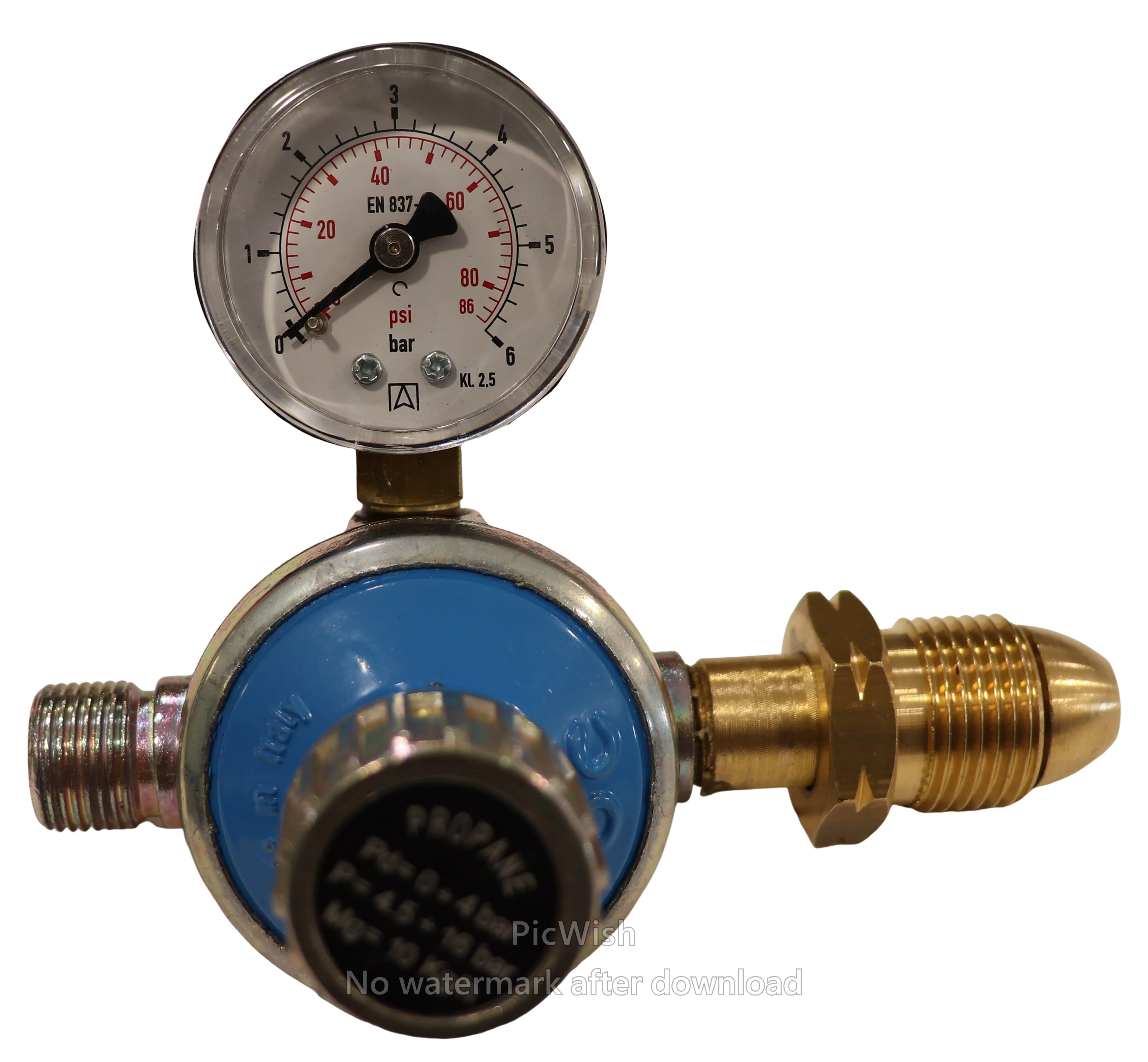 Colleoni Regulator with Pressure Gauge
