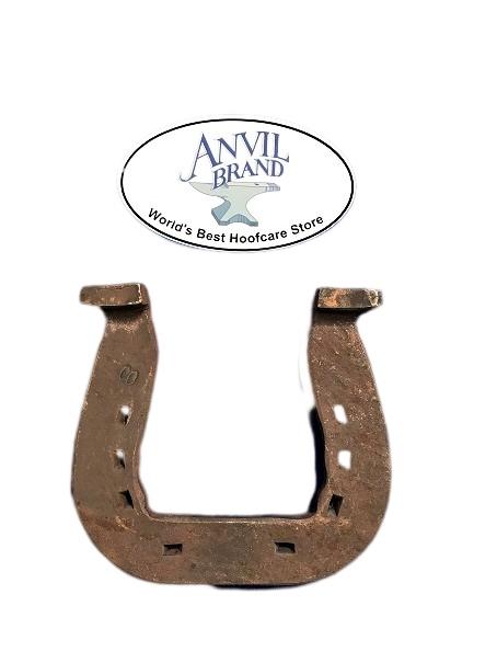 Die 1 Front 1/2" Scotch Bottom #00 Heeled Horseshoe