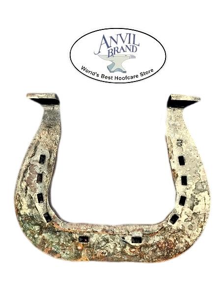 Die 1 Front 1/2" Scotch Bottom #2 Heeled Horseshoe