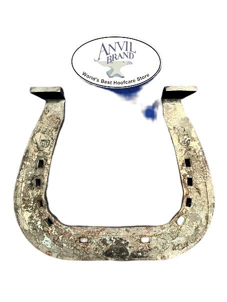 Die 1 Front 3/8" Scotch Bottom #4 Heeled Horseshoe
