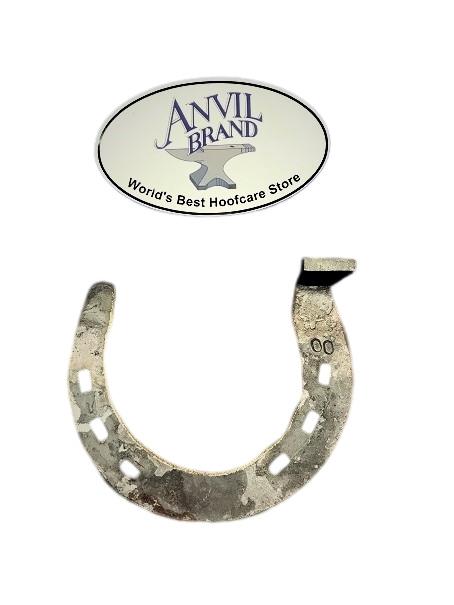Die 4 Hind 3/8" Scotch Bottom #00 Heeled Horseshoe
