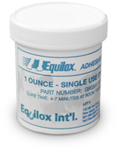 Equilox 1 oz Black Single Use Adhesive