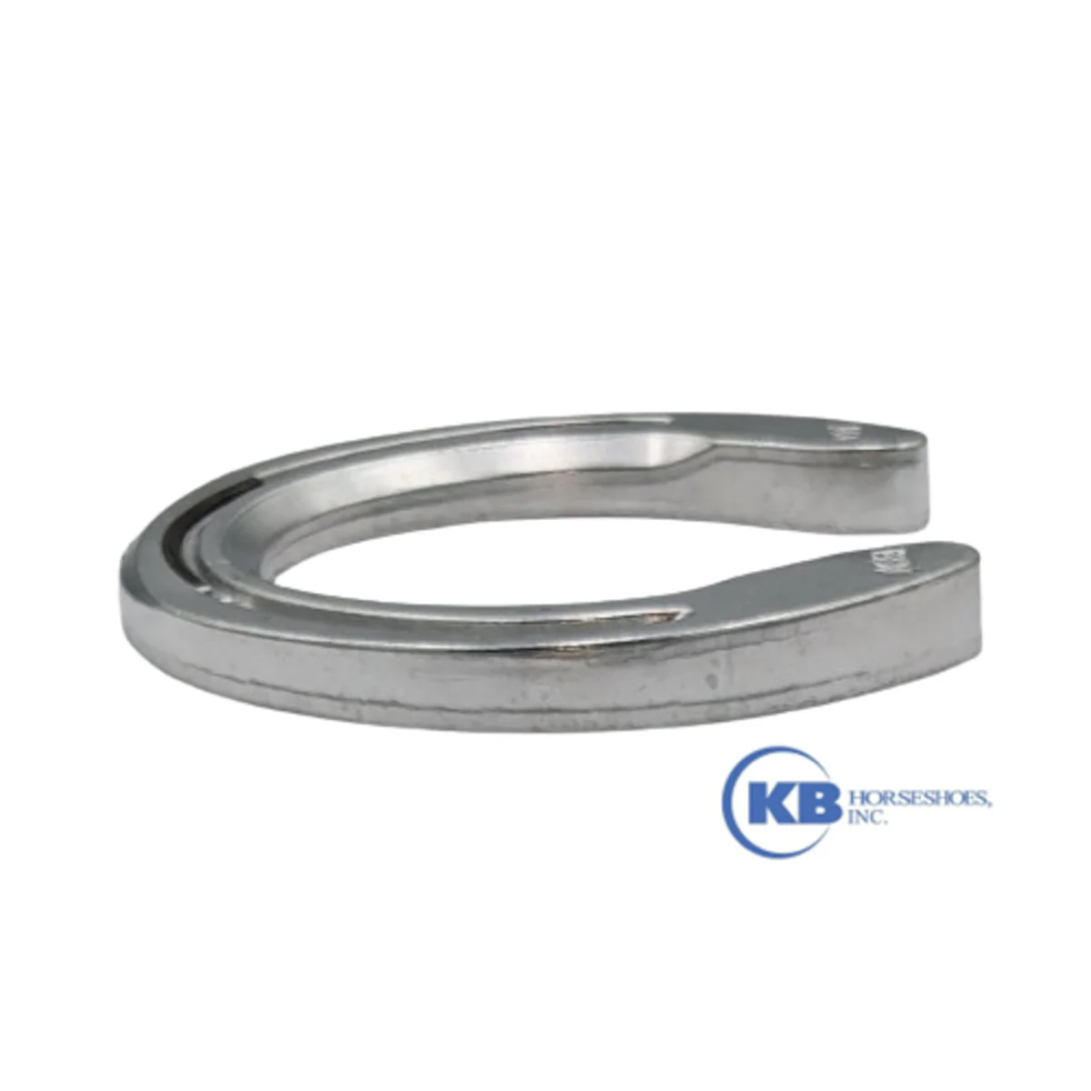 KB Aluminum 2° Open Heel Wedge #0 Horseshoe - Image 3