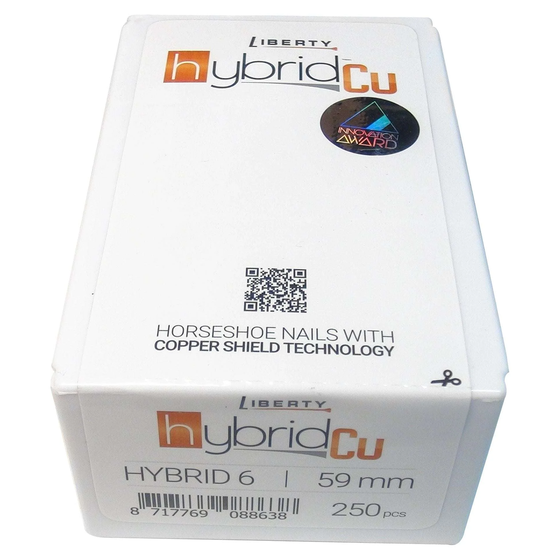 Liberty CU Hybrid 6 Horseshoe Nail 250 Count Box - Image 2
