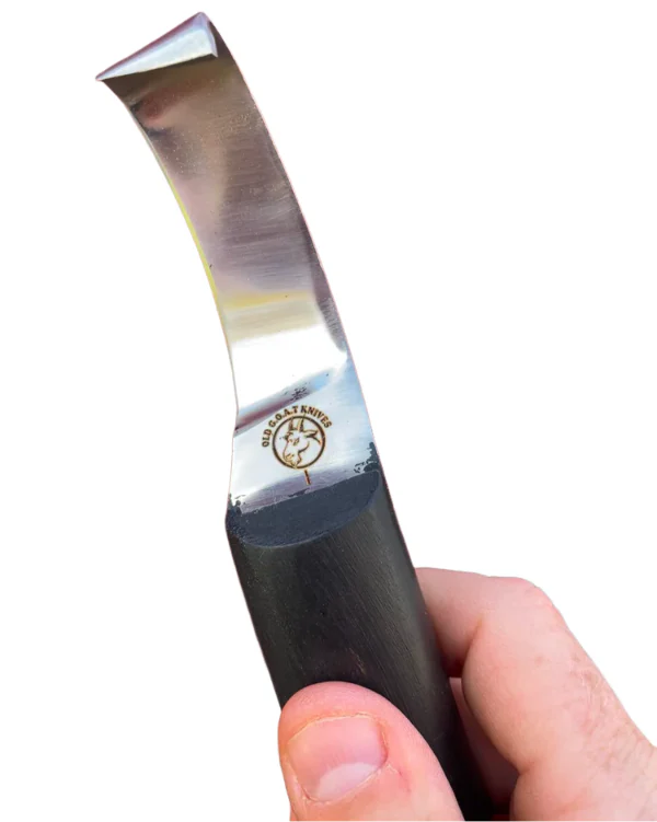 Old Goat #1 Right Hand Drop Blade Hoof Knife - Image 2