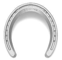 St. Croix Regular Aluminum Race Plate #7 Hind Horseshoe