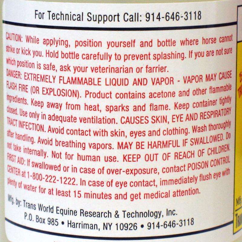 Tuff Stuff 7.5 oz Hoof Care Clear Sealant - Image 3