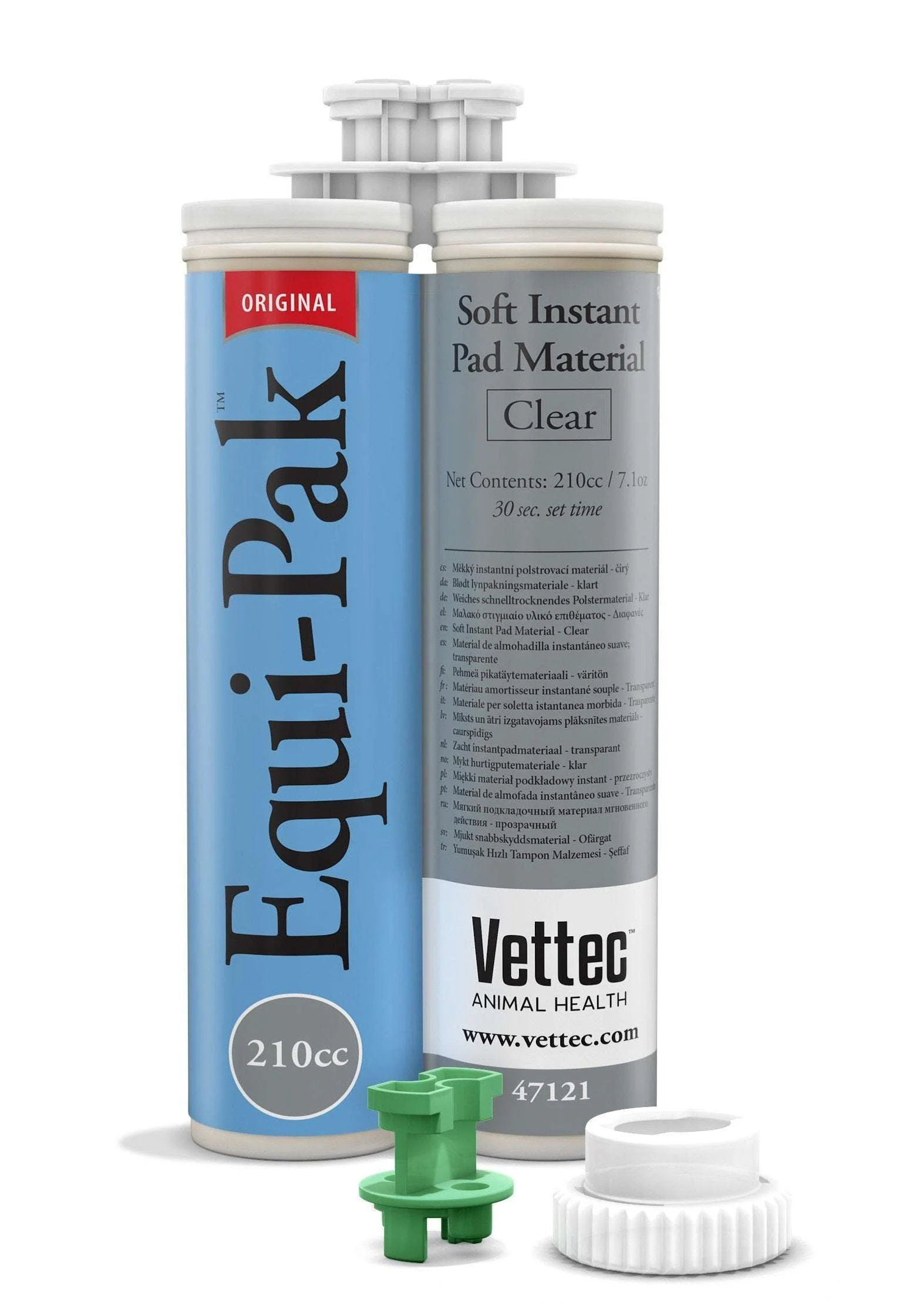 Vettec Equi-Pak Clear 210cc Instant Pad Material - #47121
